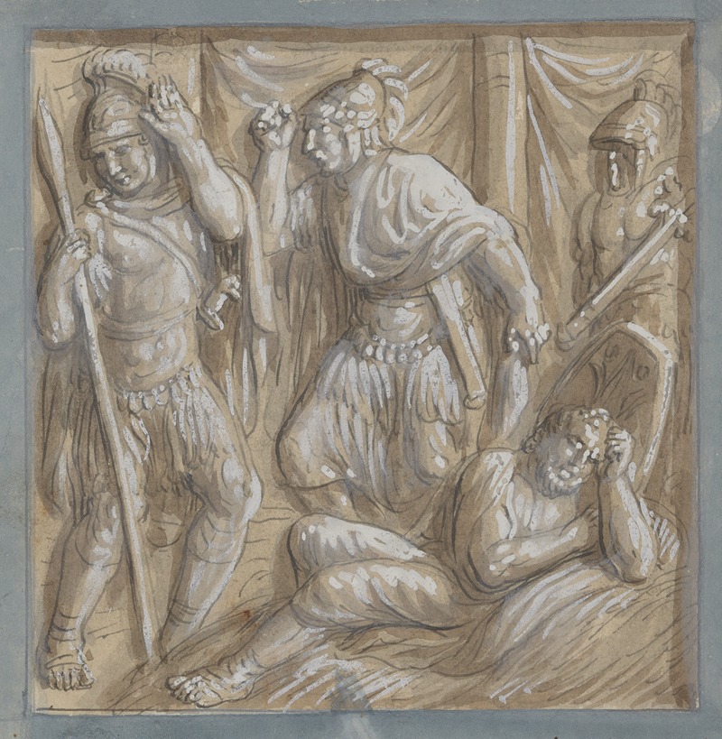 13 drawings after bas reliefs at Florence Pl.03 — Ogden Nicholas Rood