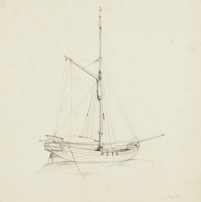 Etude de bateau, Naples by Рене Маржолин — digital art print download