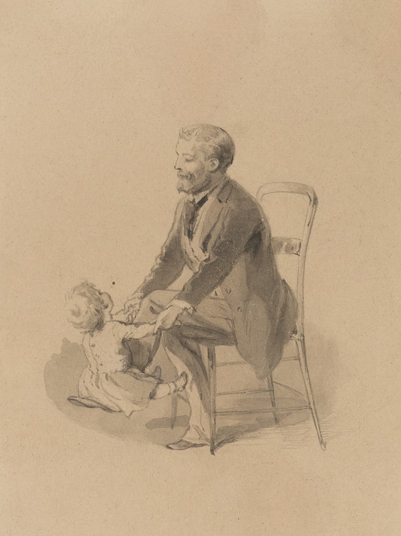 Grandfather and child by Solomon Eytinge — digital art print download