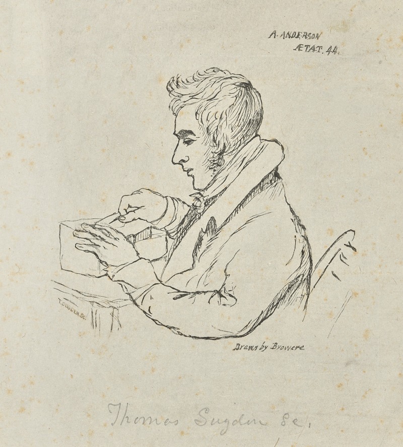 Alexander Anderson aetat 44. by Thomas Dodgson Sugden, 1877 — digital art print download