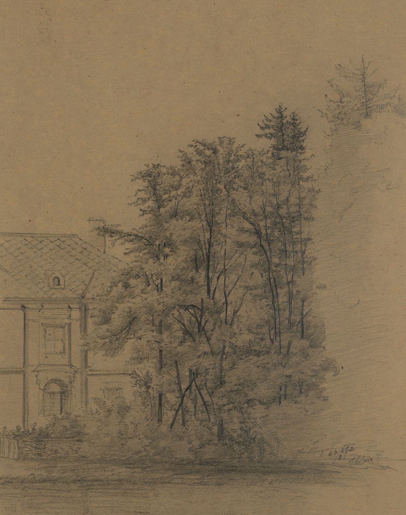 Landschaftmotiv aus Weidlingau — Tina Blau