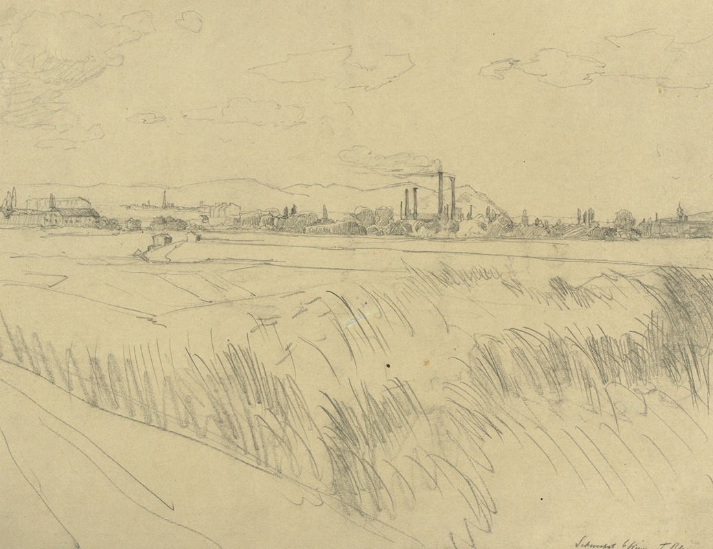 Schwechat by Тина Блау, 1900 — digital art print download