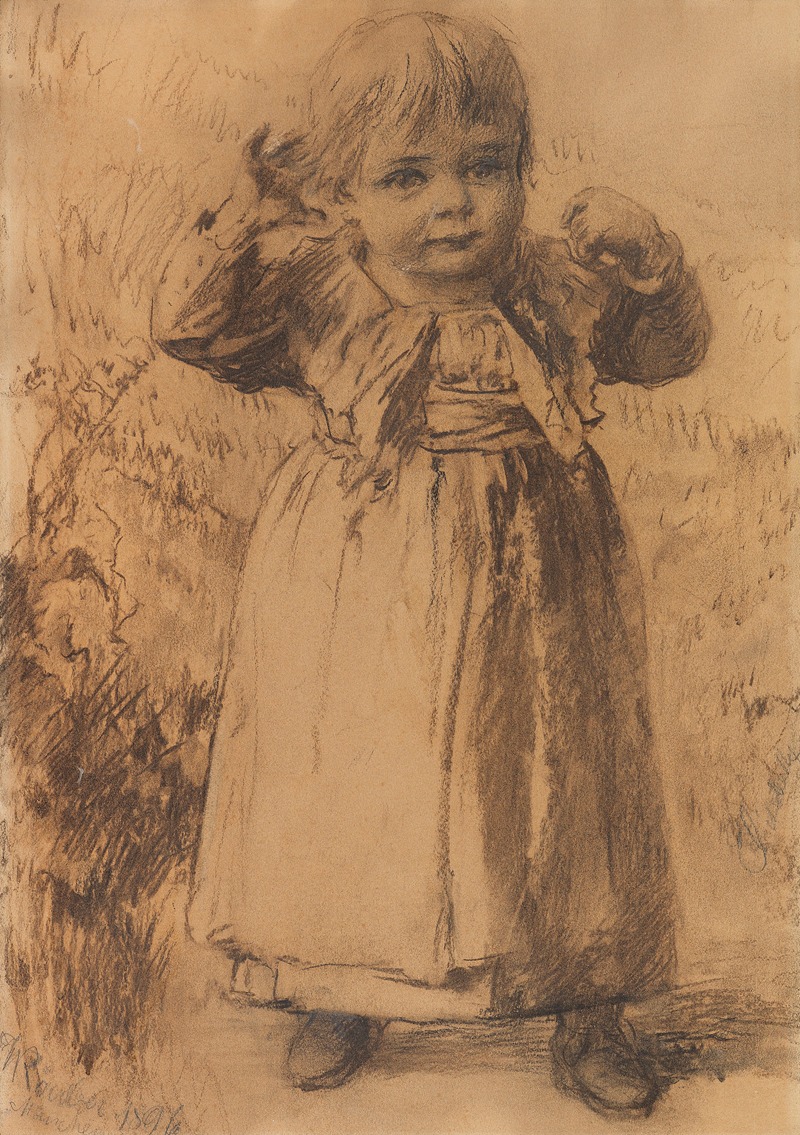 Portrait of child — Wilhelm Carl Räuber