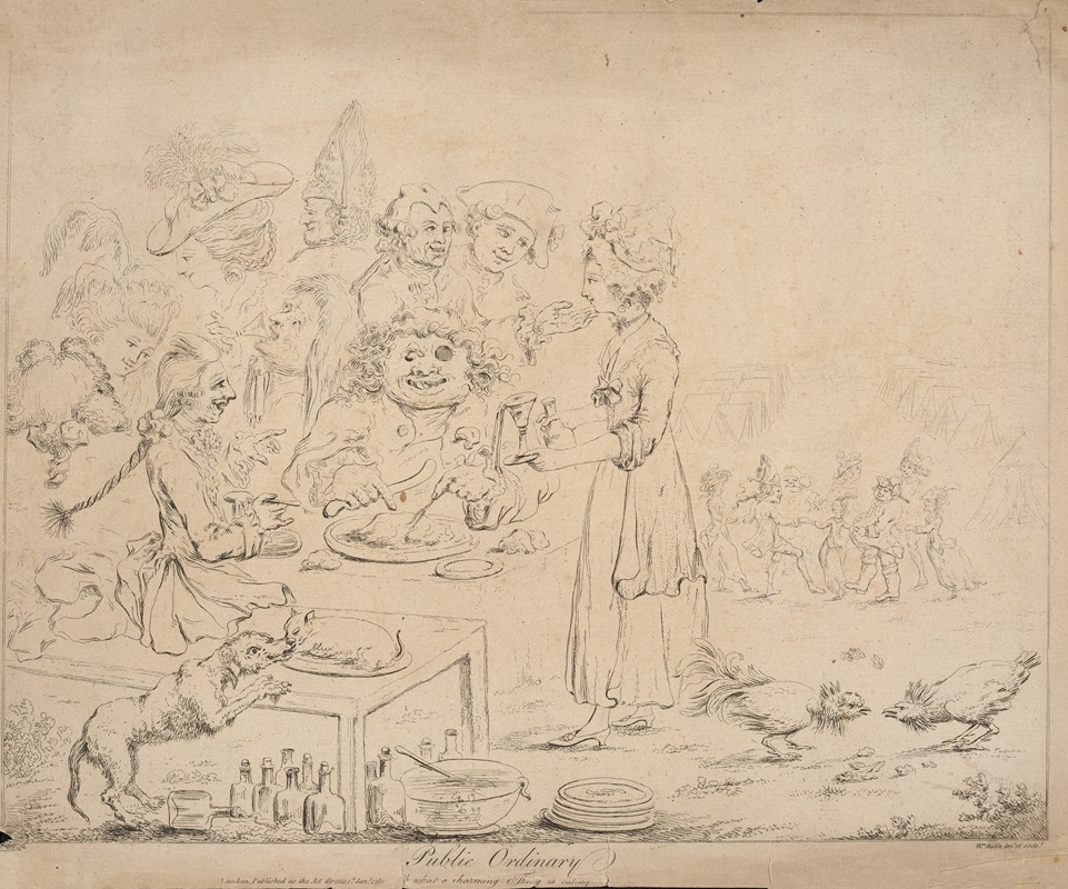 Public ordinary by Уильям Остин, 1780 — digital art print download