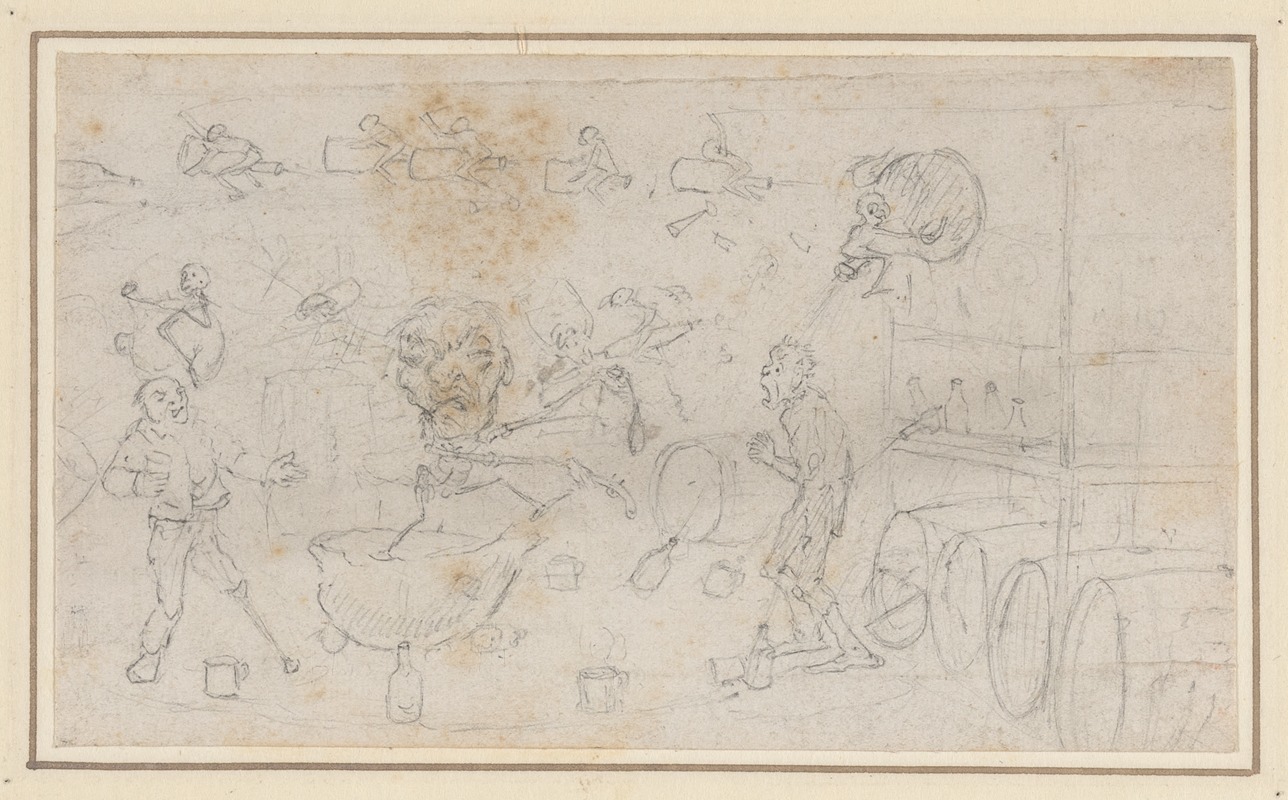 Caricature studies by William Heath — digital art print download