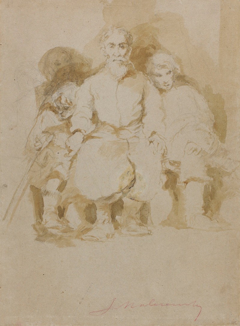 Peasants from Podolia by Яцек Мальчевский, 1877 — digital art print download