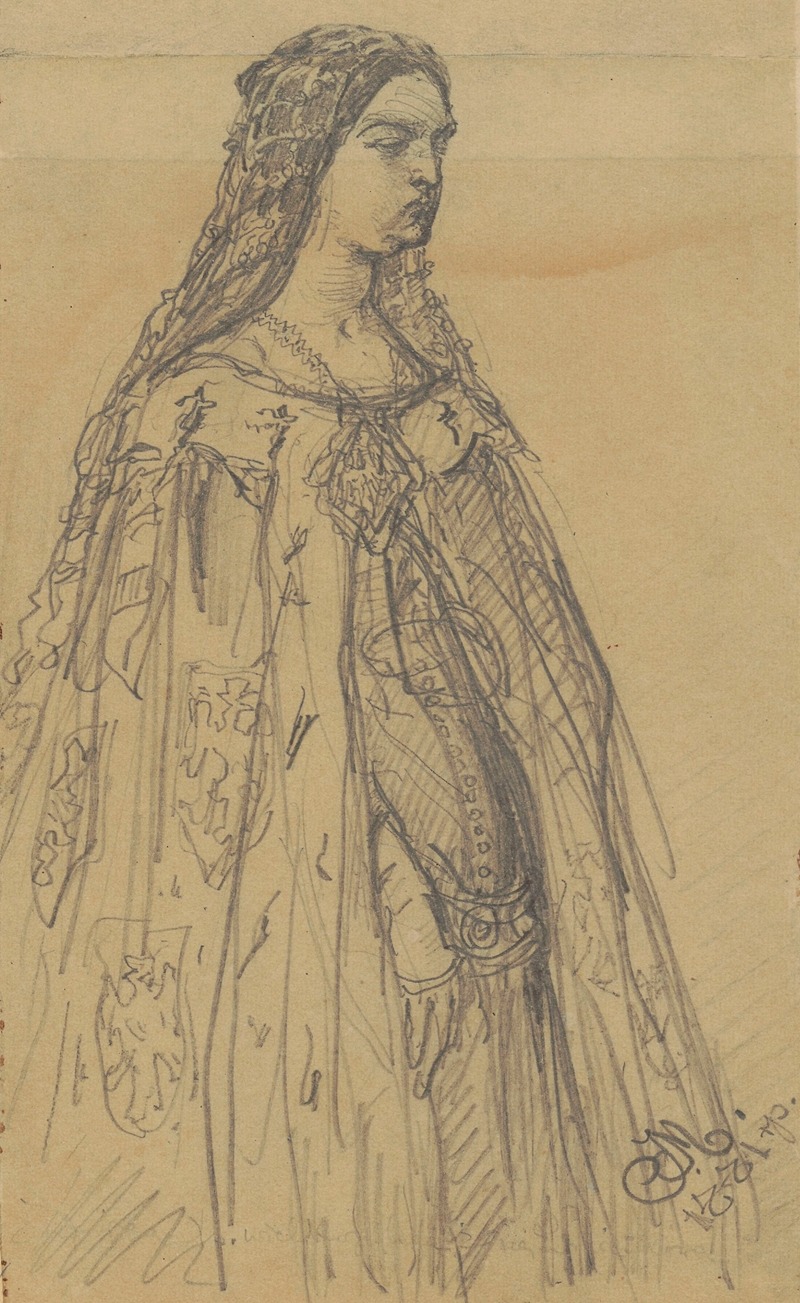 Królowa Jadwiga by Ян Матейко, 1881 — digital art print download