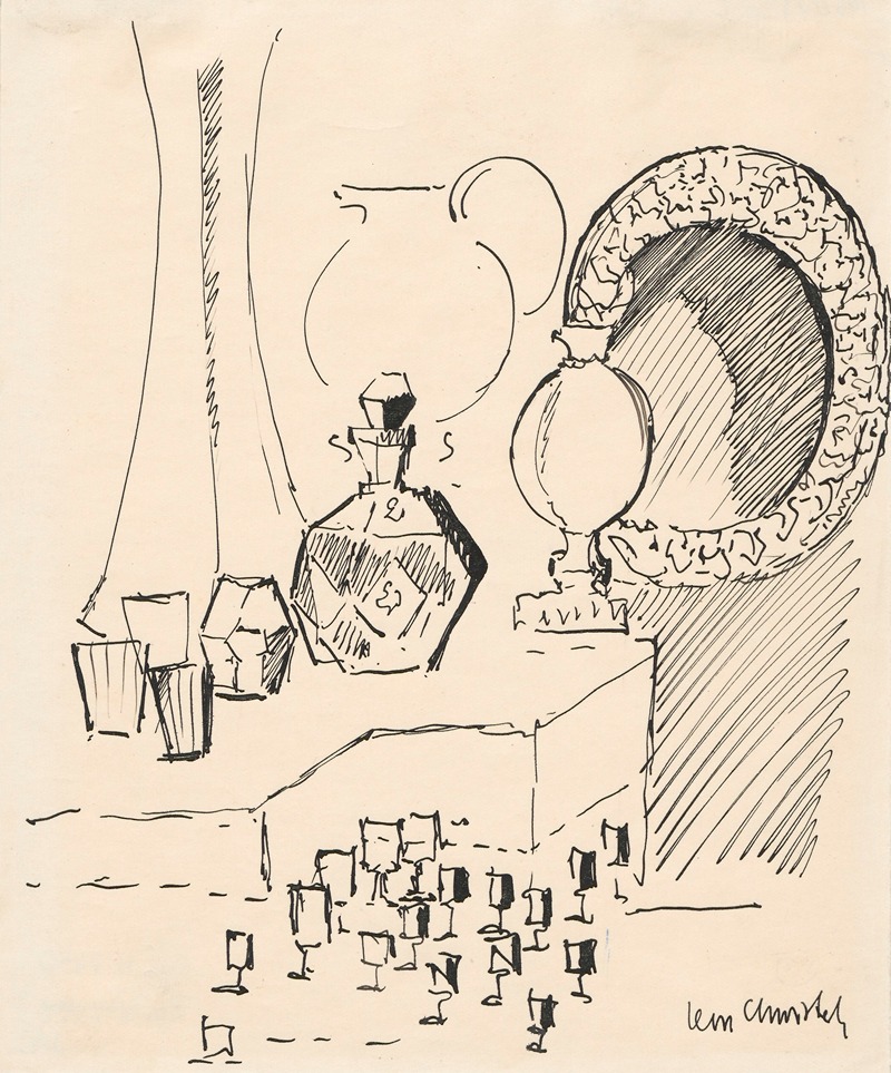 Flacons by Leon Chwistek, 1937 — digital art print download