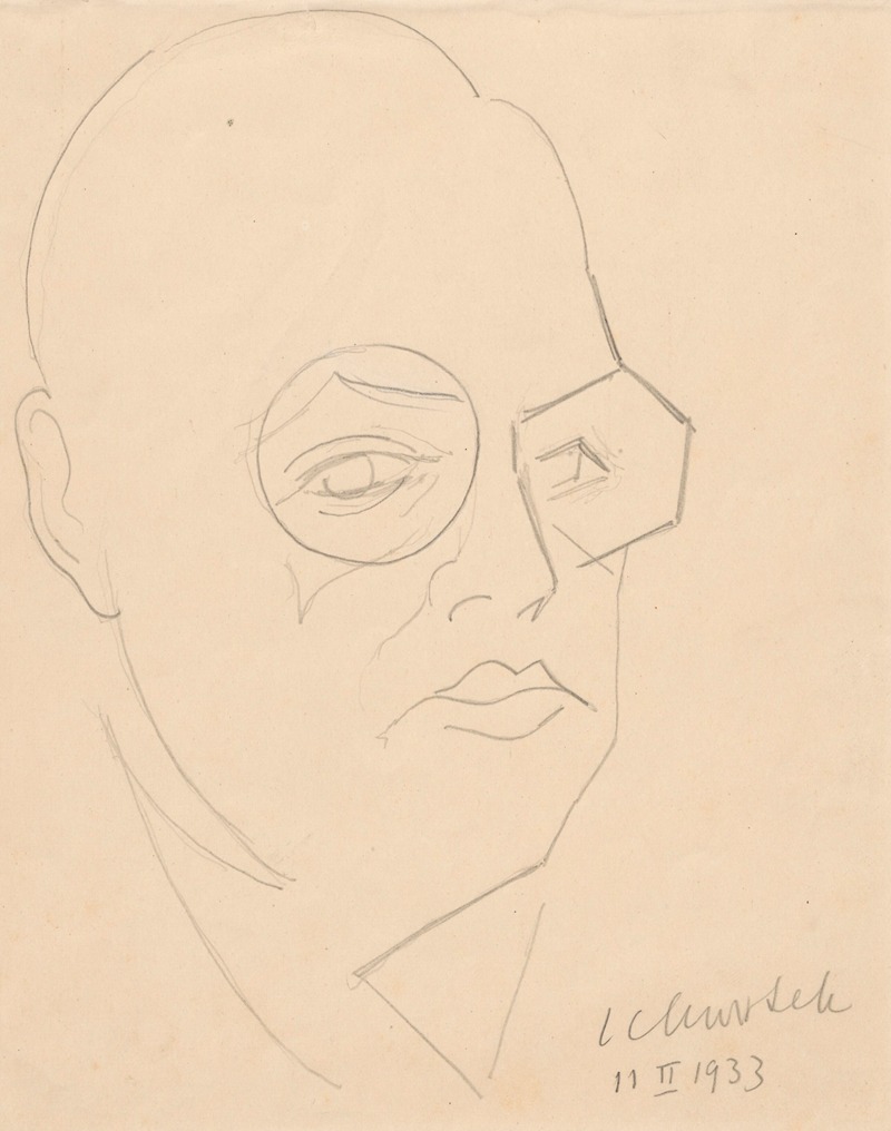 Self-portrait by Леон Хвистек, 1933 — digital art print download