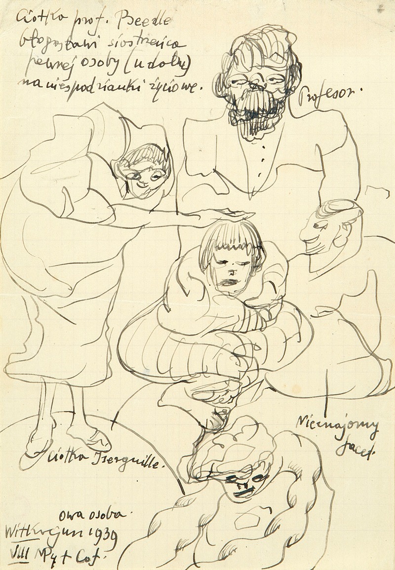 ‘Aunt of Professor Beedle…’ — Stanisław Ignacy Witkiewicz