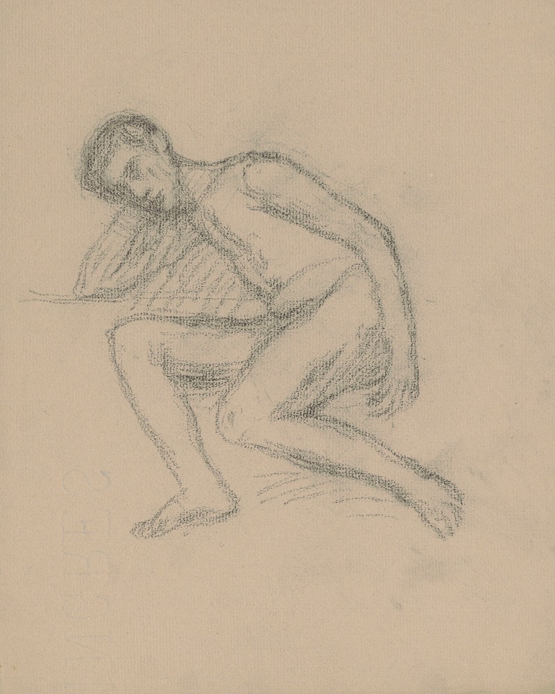 Karta ze szkicownika 10 — Tadeusz Makowski