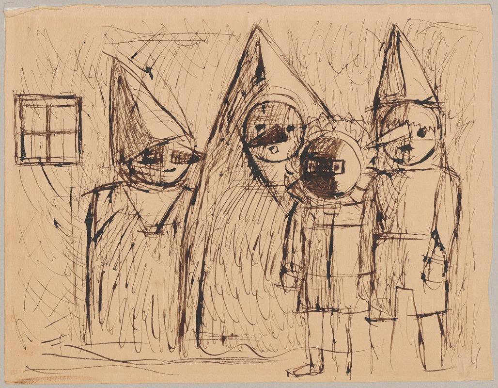 Maskarada w mroku by Тадеуш Маковский, 1931 — digital art print download