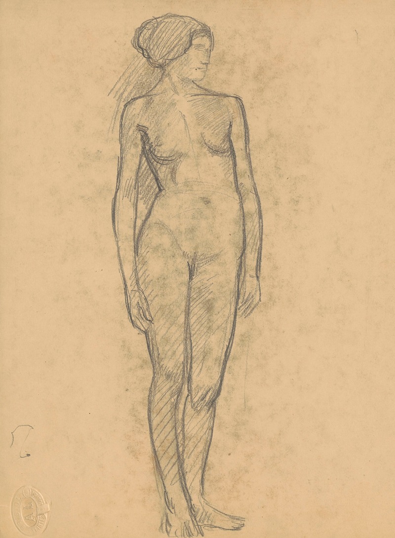 Młoda kobieta by Тадеуш Маковский, 1908 - 1910 — digital art print download