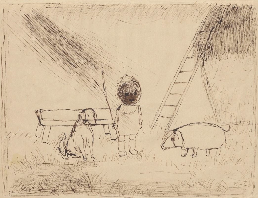 Pastuszek by Тадеуш Маковский, 1932 — digital art print download