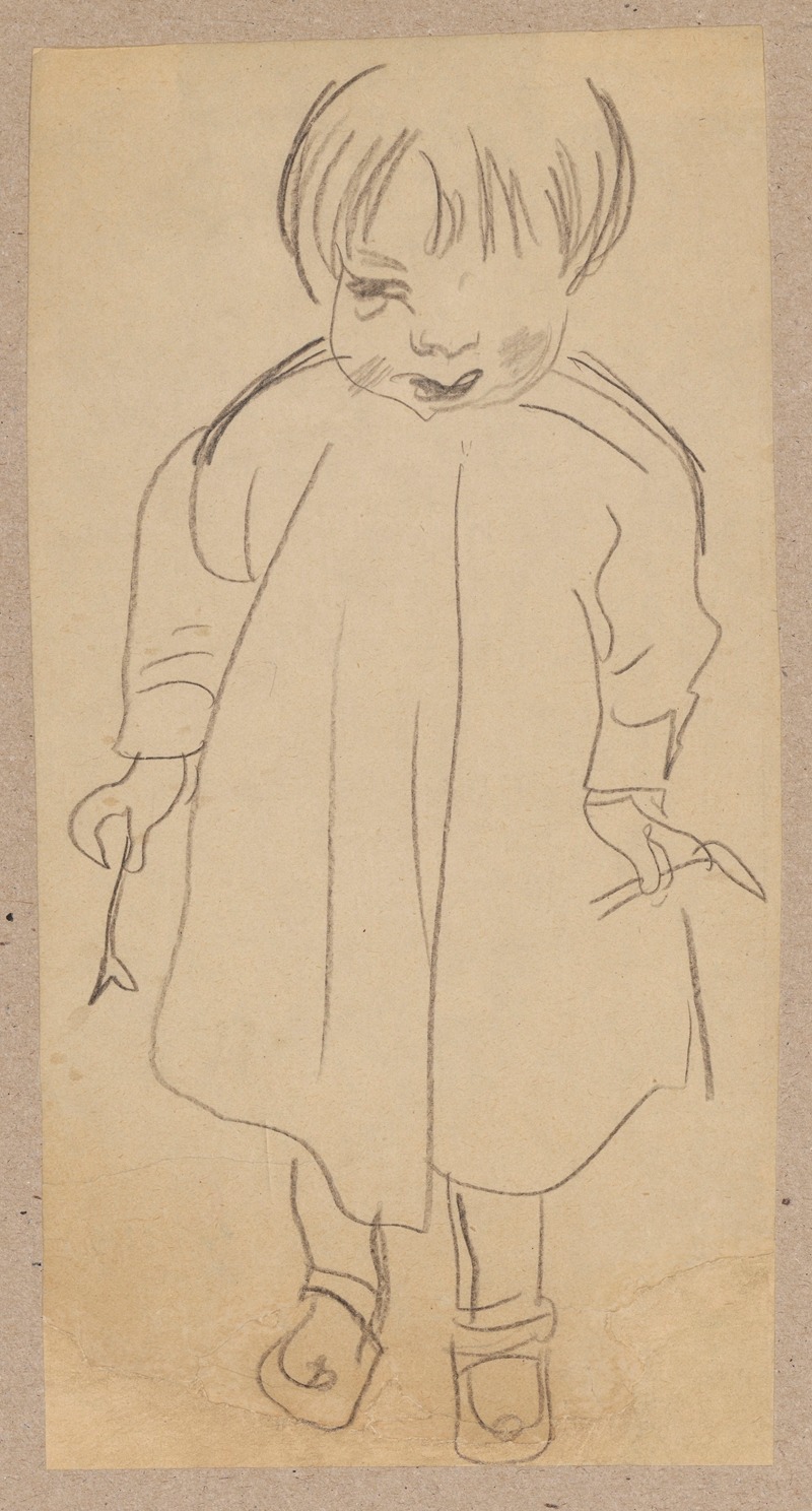 Nephew Alik Zdanevich by Зигмунт Валишевский, 1917 — digital art print download