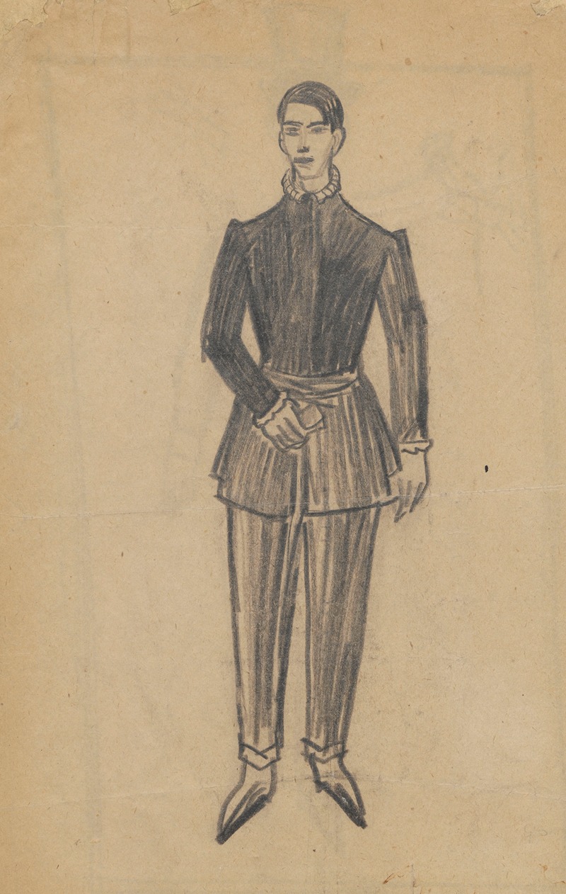 Self-portrait in a Spanish costume — Zygmunt Waliszewski