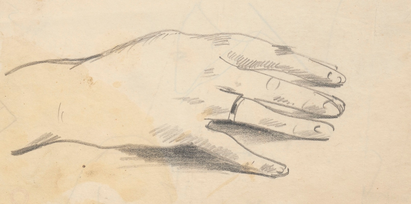 Study of a hand by Зигмунт Валишевский, 1914 — digital art print download