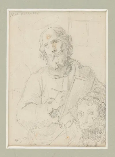 Mark the Evangelist by Александр Кокуляр — digital art print download
