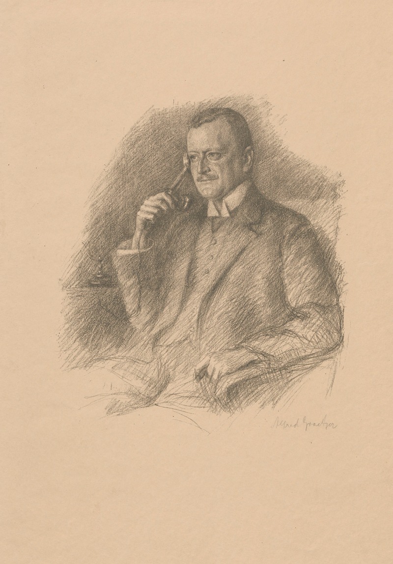 Herrenbildnis Reg. Bauinspektor Graetzer — Alfred Graetzer