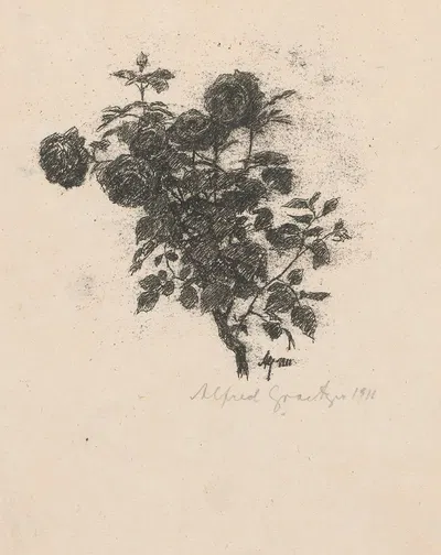 Róże by Alfred Graetzer, 1911 — digital art print download
