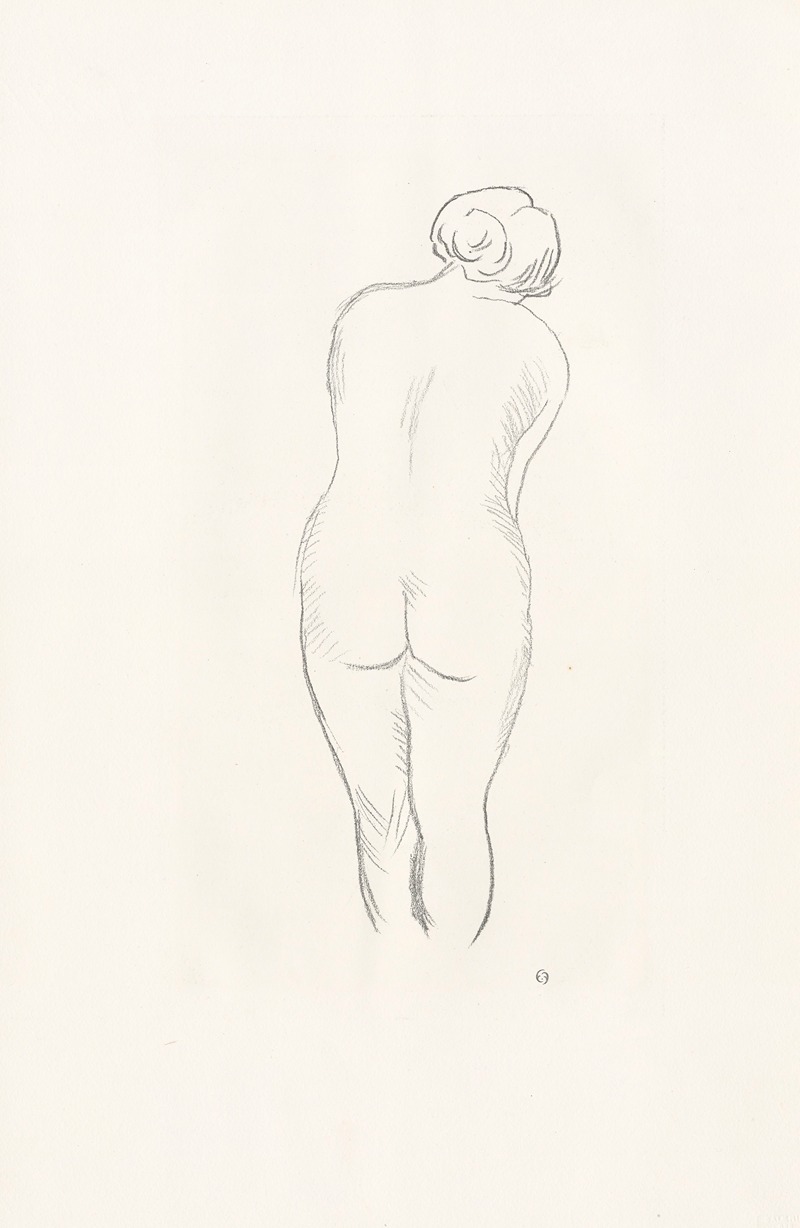 Femme nue de dos — Aristide Maillol