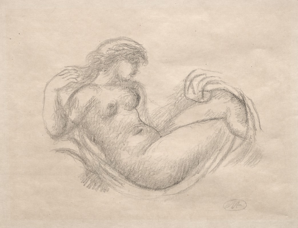 Woman in Cradle by Аристида Маййоль, 1925 — digital art print download