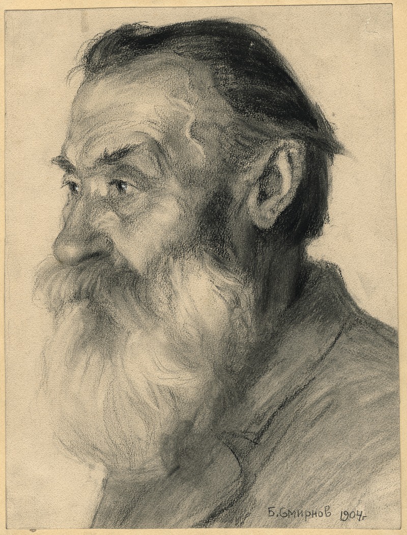 Old Migrant from Ukraine. Irkutsk. by Борис Васильевич Смирнов, 1904 — digital art print download