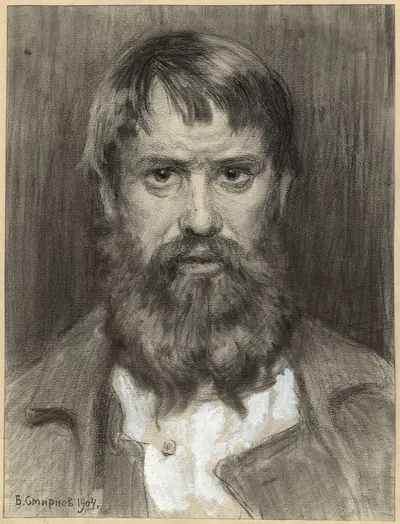 Prisoner in Prison for Exiles. Adherent of the Dukhobor Religious Sect. Irkutsk. by Борис Васильевич Смирнов, 1904 —…