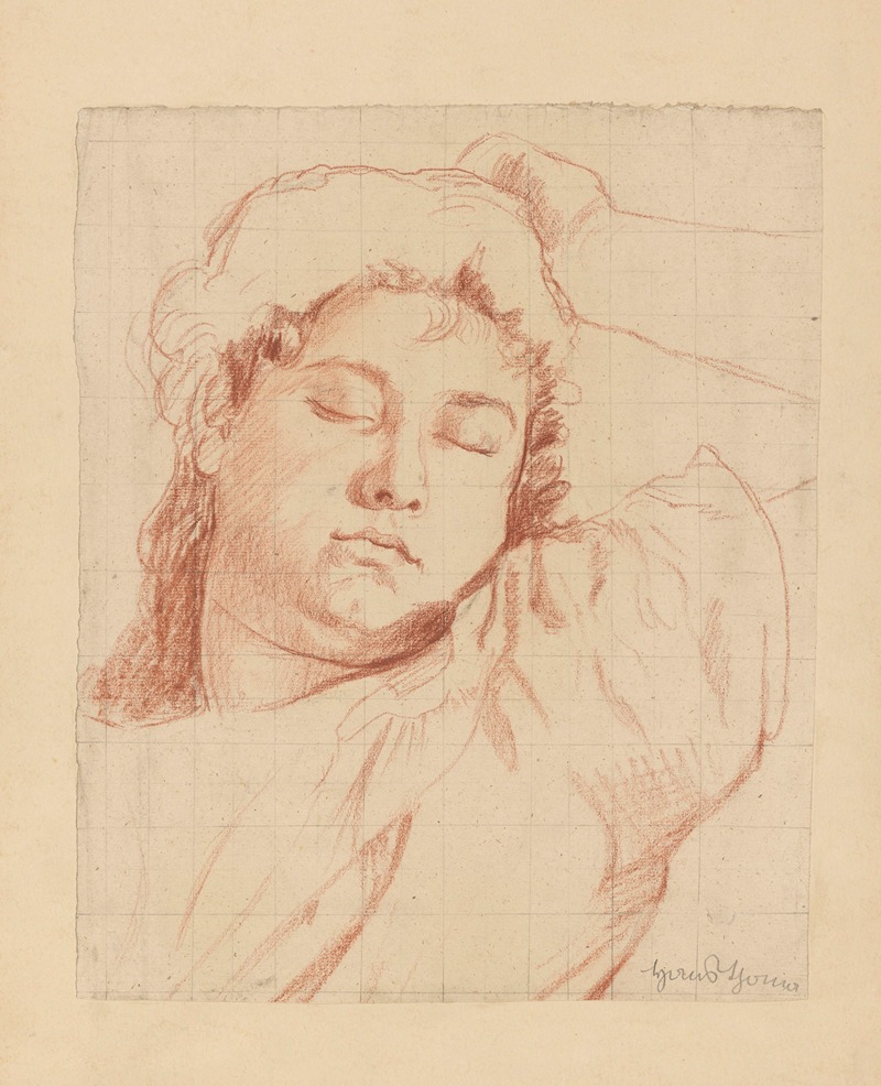 Cella, Artist's Wife by Ханс Тома, 1875 — digital art print download