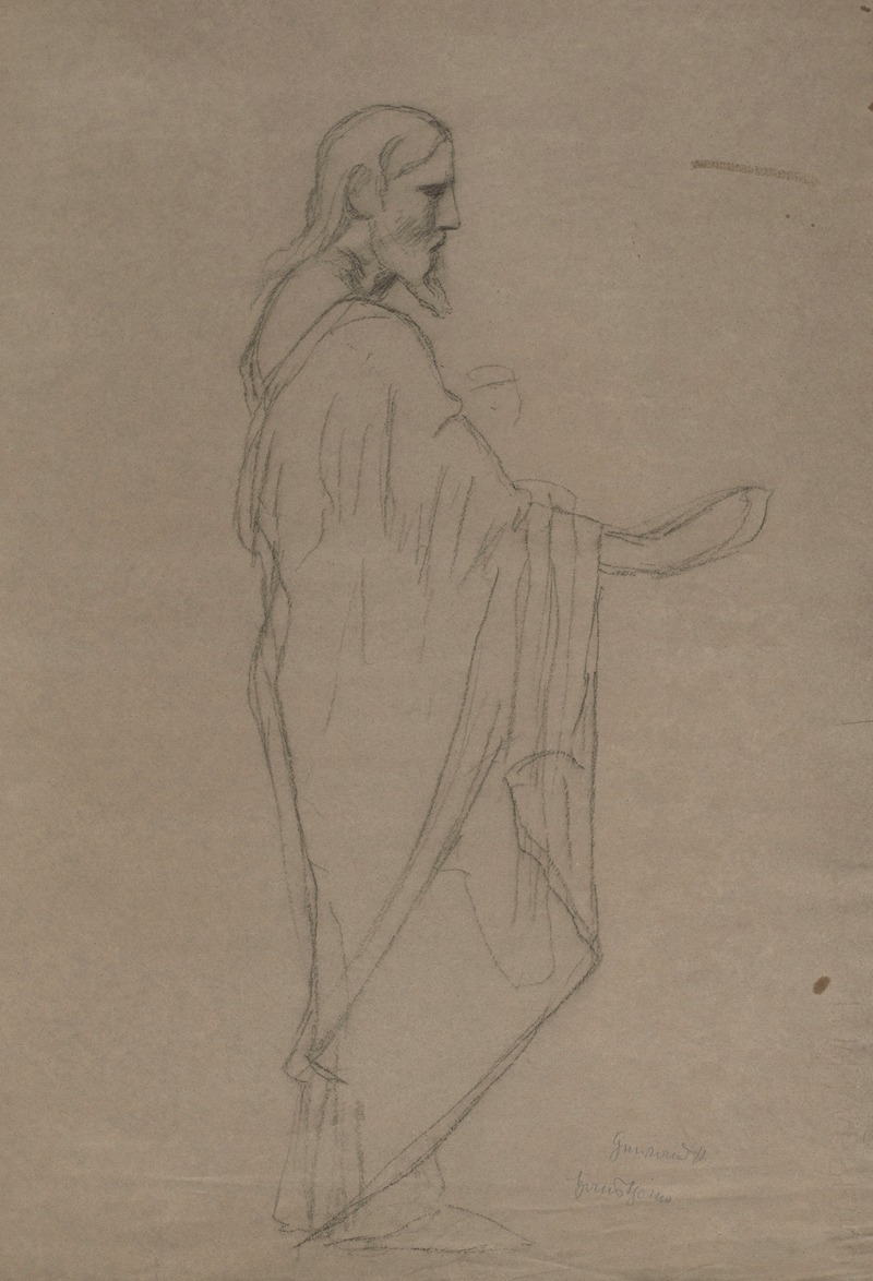 Christ with Arms Outstretched by Ханс Тома, 1902 — digital art print download