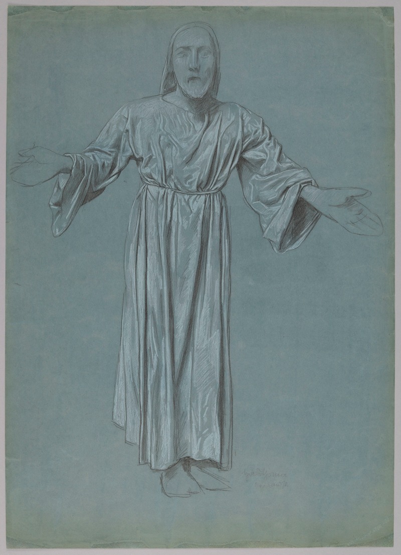 Christ with Open Arms by Ханс Тома, 1908 — digital art print download