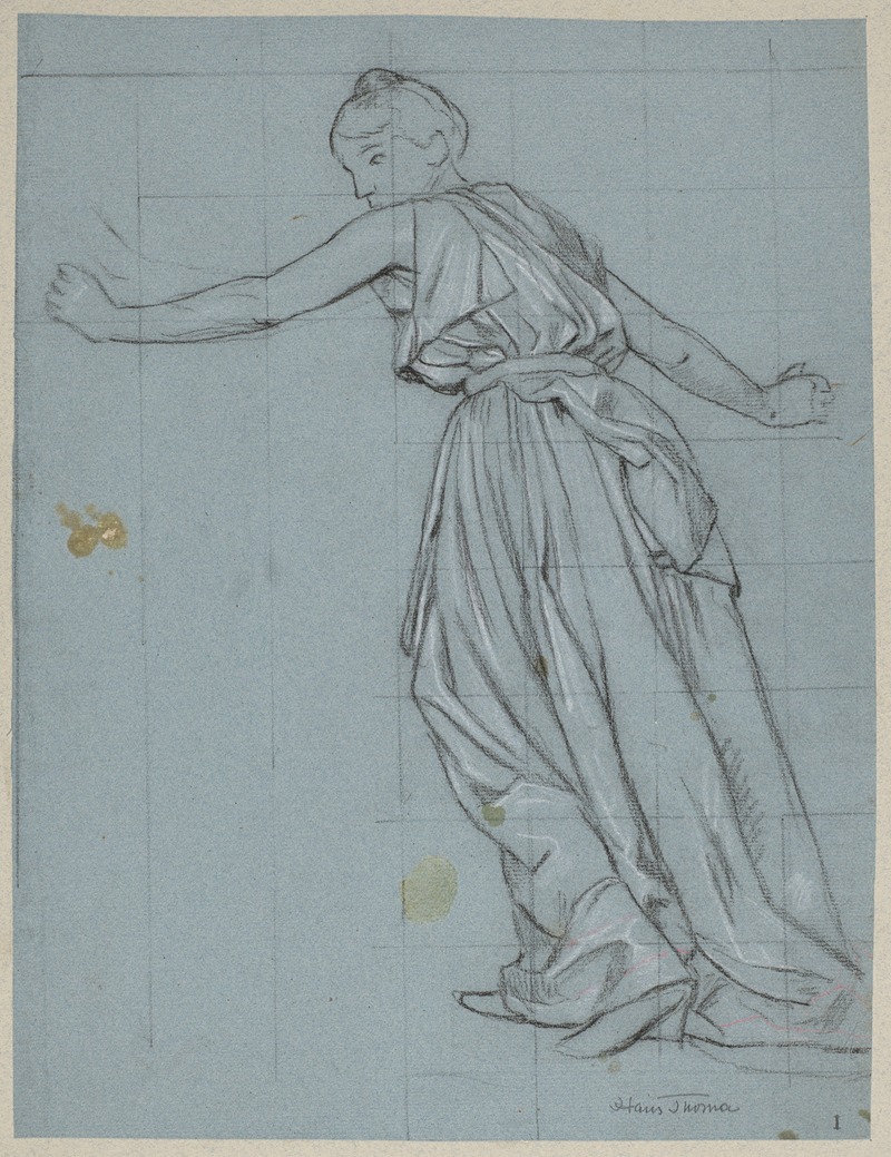 Dancing Woman by Ханс Тома, 1890 — digital art print download