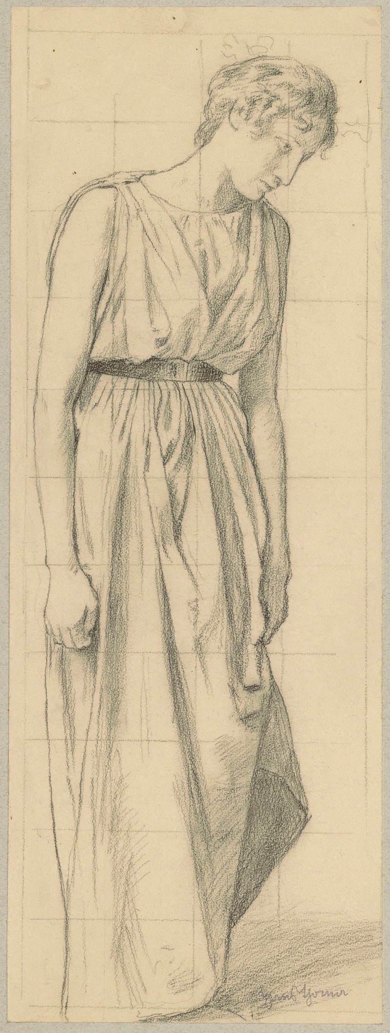 Female figure in a long robe — Ханс Тома
