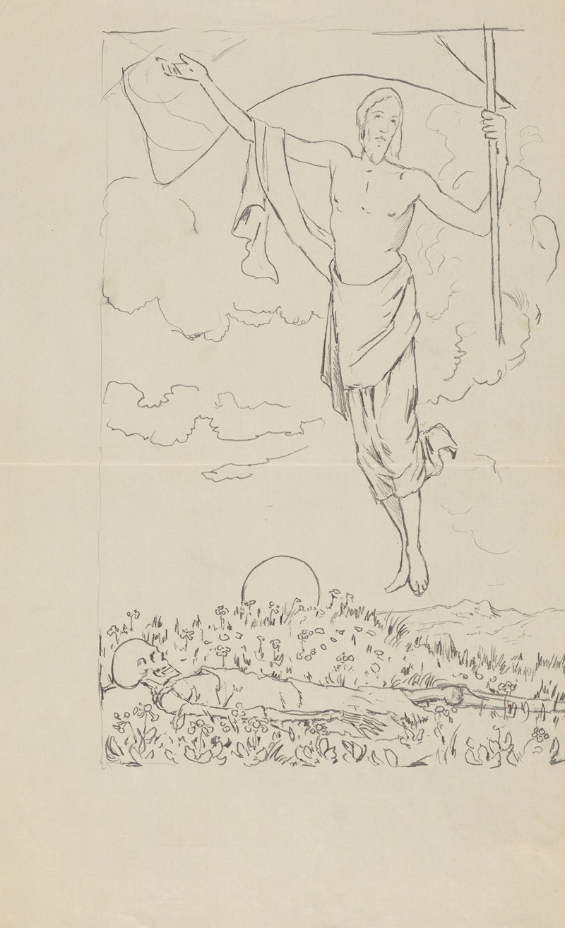 Resurrection by Hans Thoma, 1908 — digital art print download