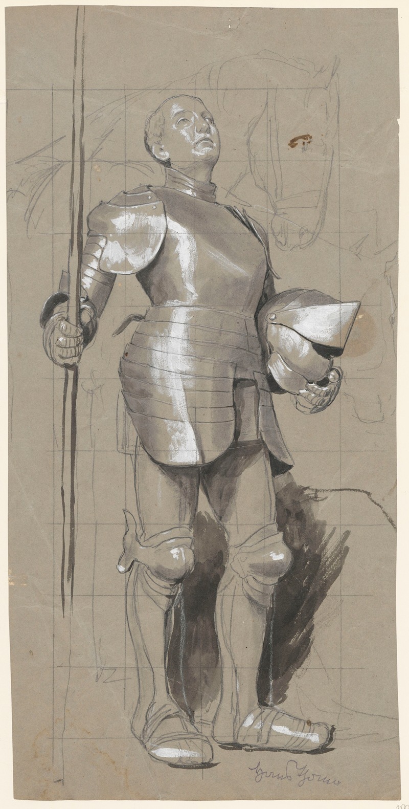 Saint George by Ханс Тома, 1889 — digital art print download