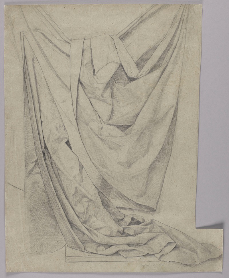 Study of Drapes by Ханс Тома, 1861 - 1870 — digital art print download