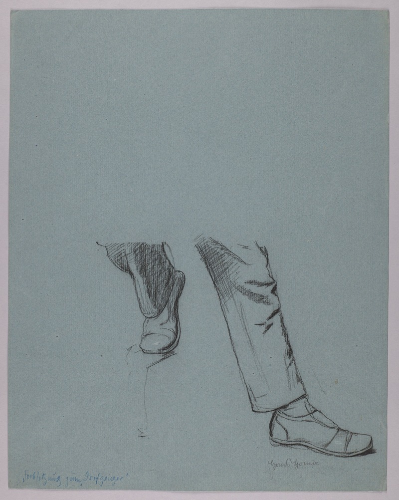Study of Male Legs — Ханс Тома