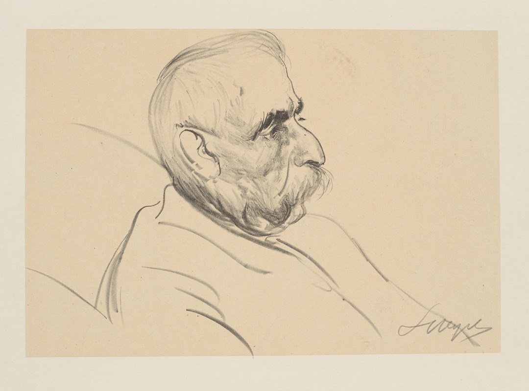 Study of an old man by Леон Вычулковский, 1912 — digital art print download