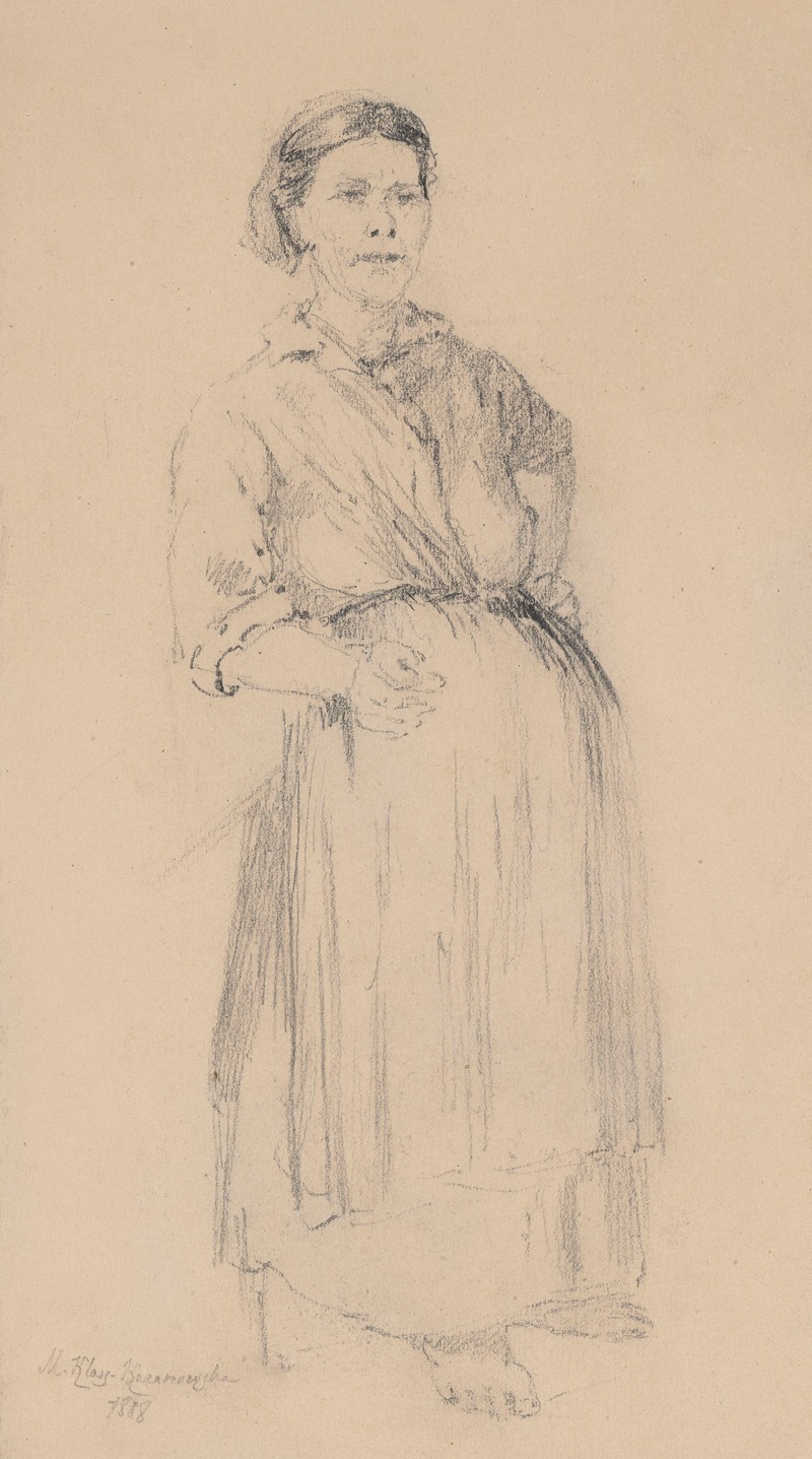 Peasant Woman by Мария Класс-Казановская, 1888 — digital art print download