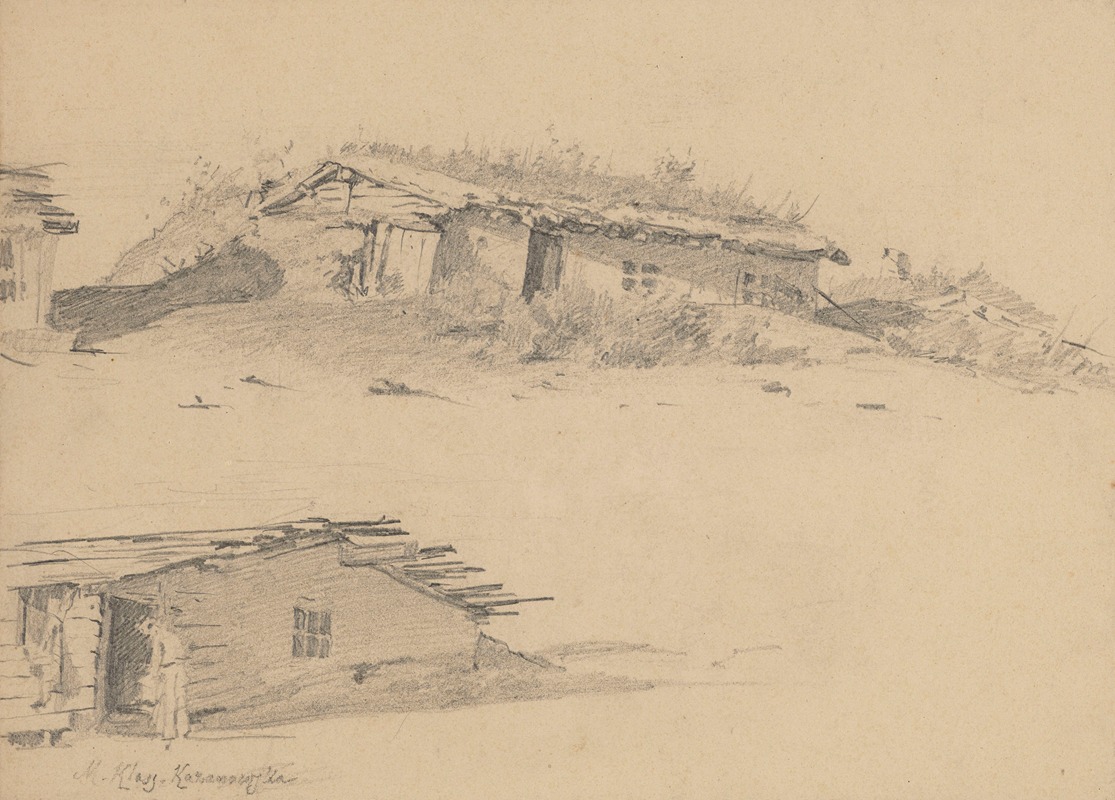 Rural Buildings by Мария Класс-Казановская — digital art print download