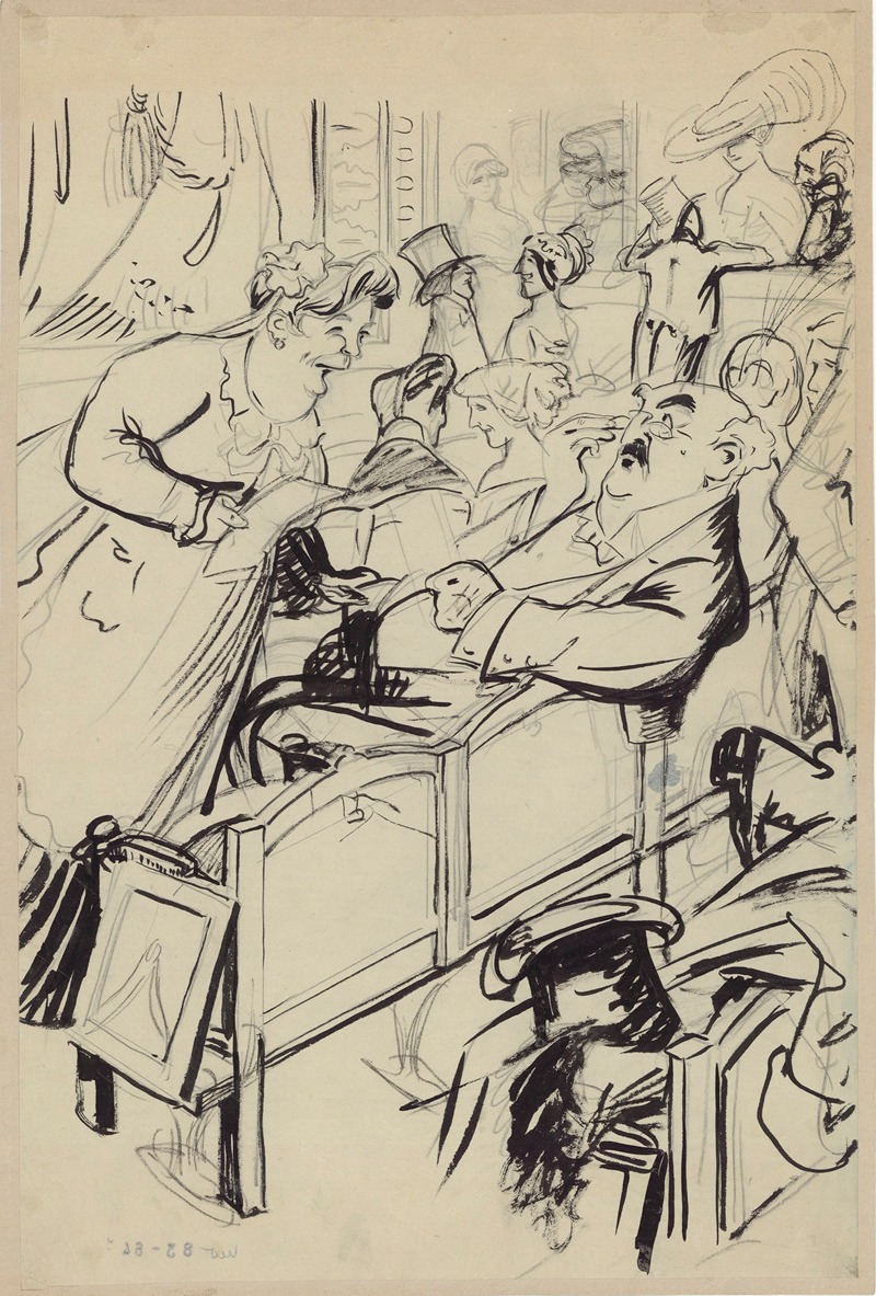 Scène de théâtre by Морис Лурде, 1900-1913 — digital art print download