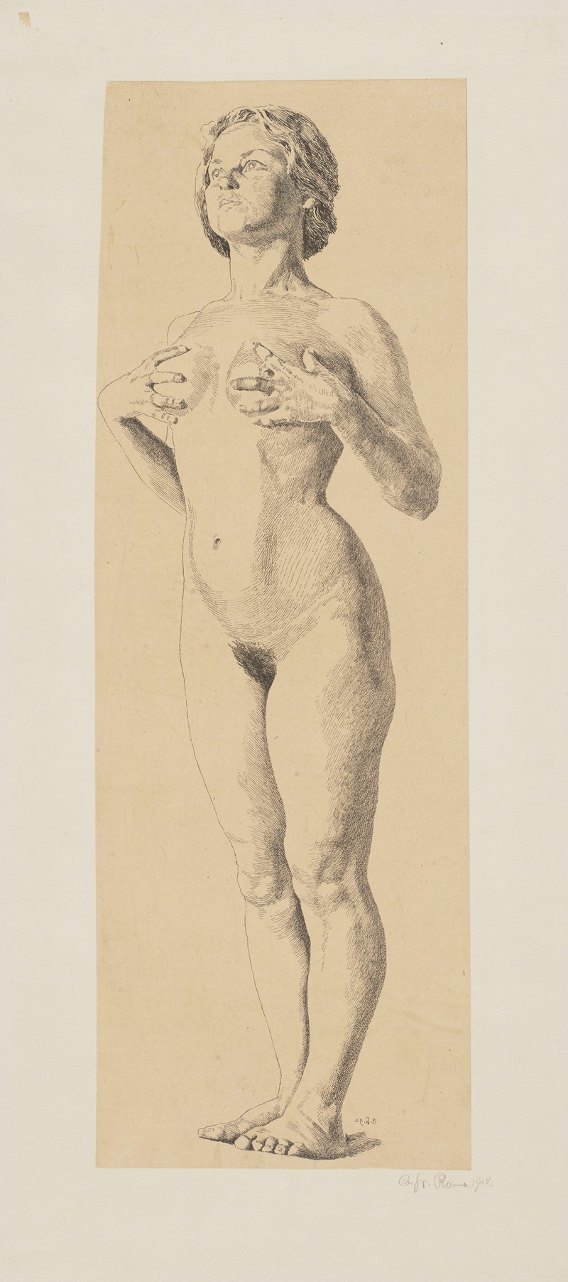 Female Nude by Отто Грейнер, 1912 — digital art print download