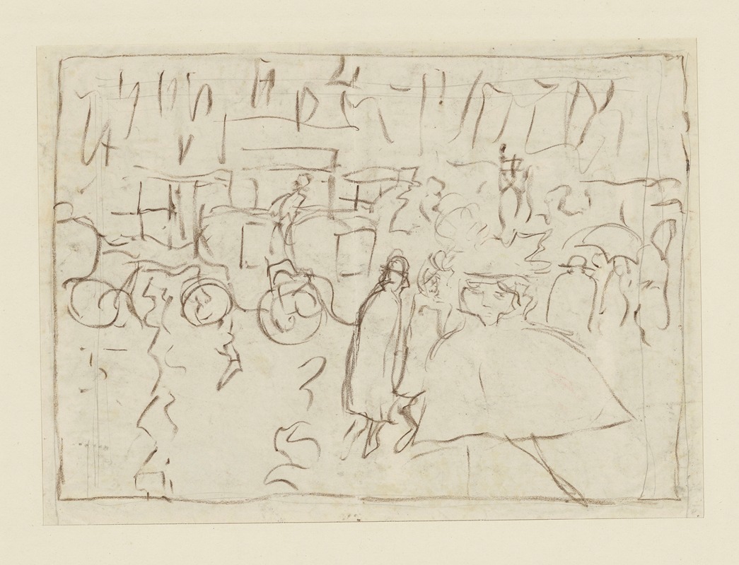Rue le soir sous la pluie — Pierre Bonnard