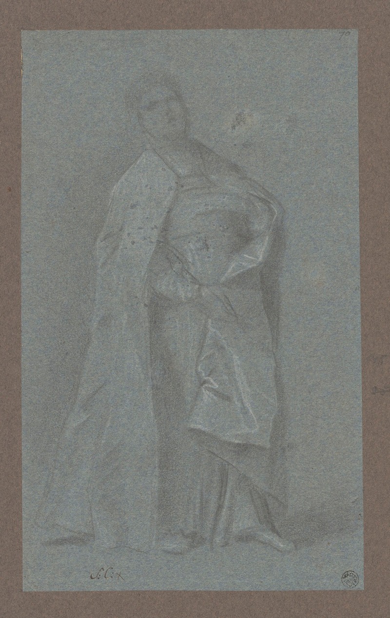 Study of a priest – Saint Boniface — Szymon Czechowicz