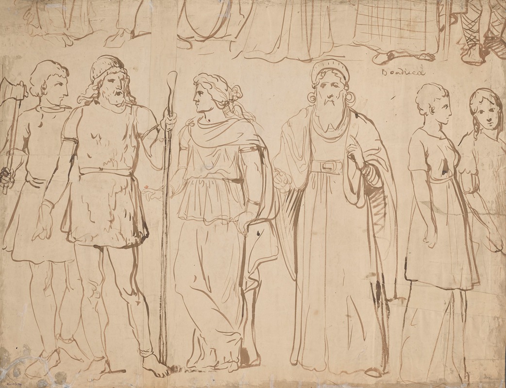 Ancient and Modern Roman Garments by Войцех Герсон, 1860 - 1872 — digital art print download