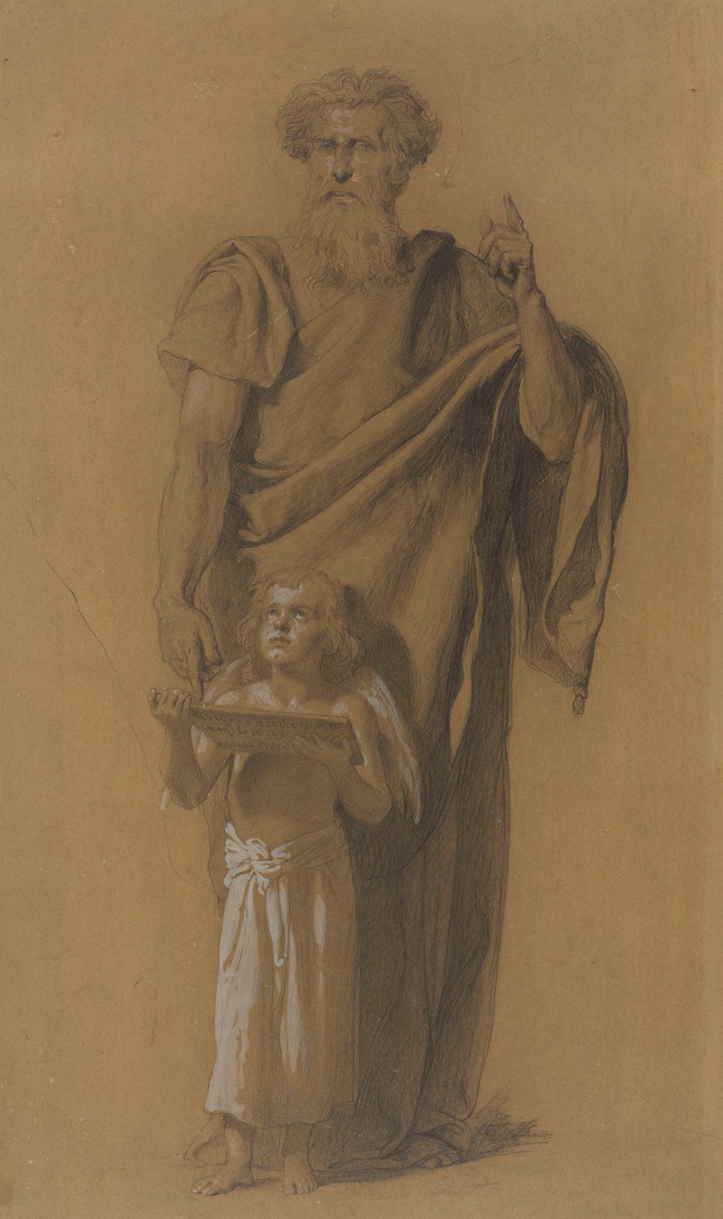 Saint Matthew the Evangelist by Войцех Герсон, 1890 — digital art print download