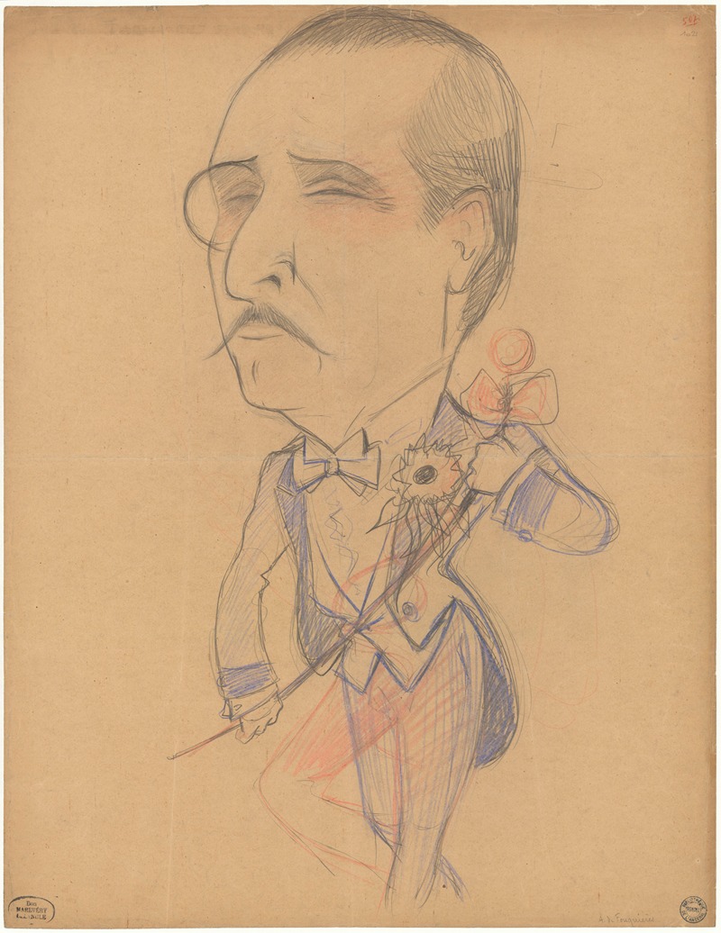 André de Fouquières by Ив Маревери — digital art print download