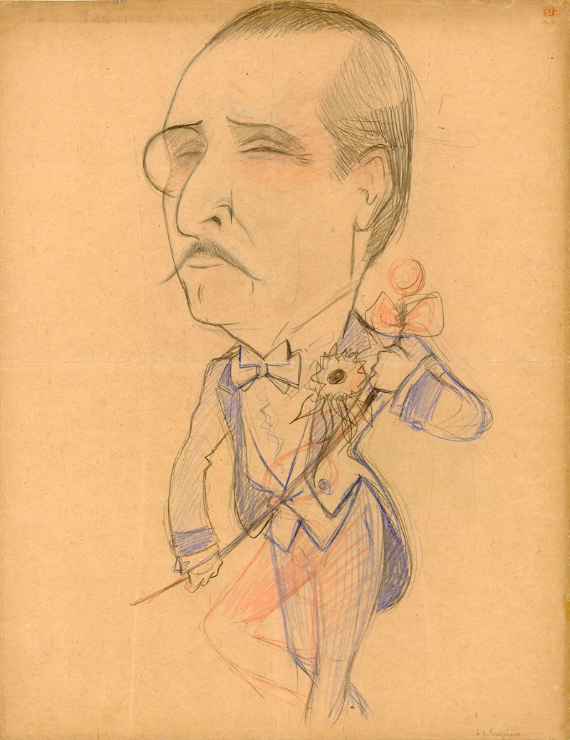 André de Fouquières by Ив Маревери — digital art print download