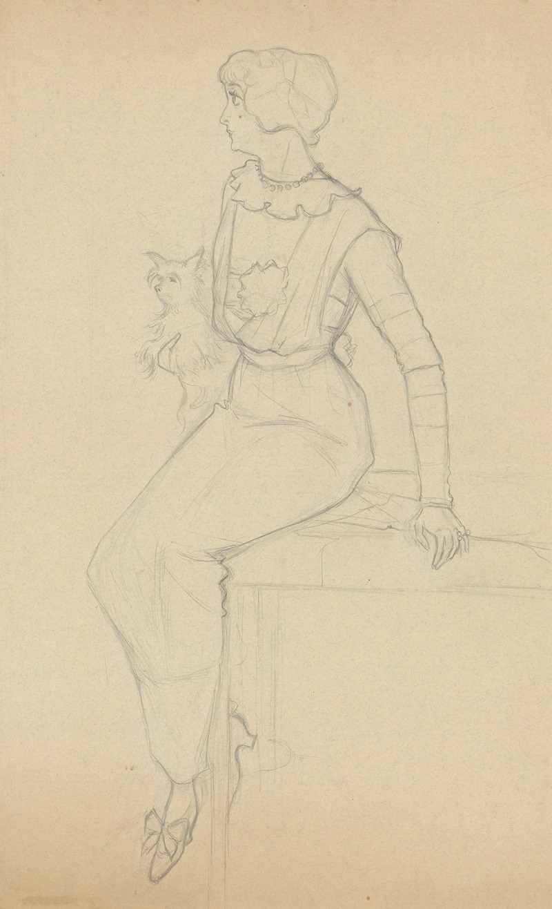 Jane Marnac by Ив Маревери — digital art print download