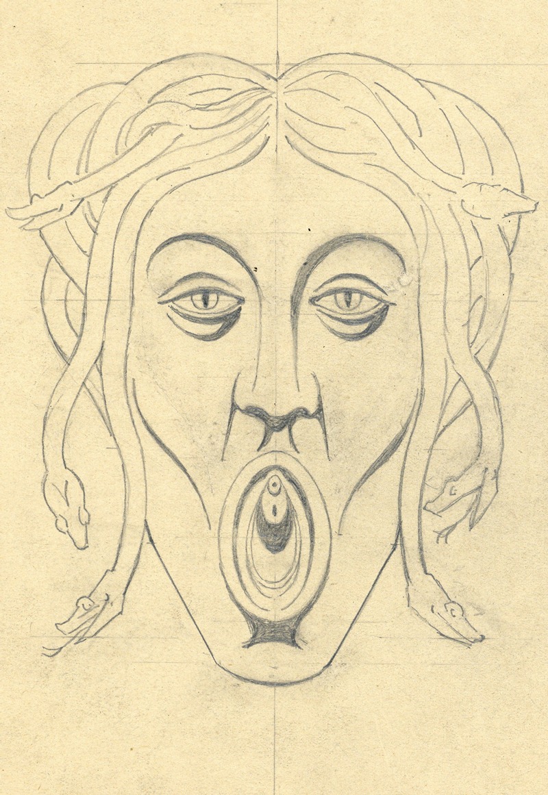 Erotische tekening by Альберт Дэененс — digital art print download